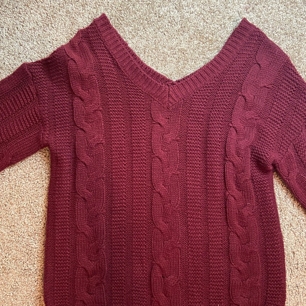 Knit sweater!